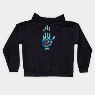 All-Seeing Eye Illuminati Hand Kids Hoodie